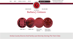 Desktop Screenshot of gislason-law.com